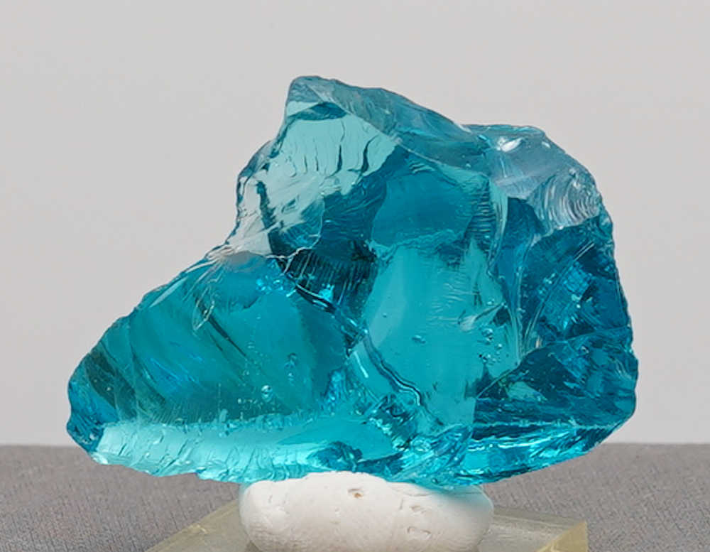 Rare Gem Electric Blue with bubbles Monatomic Andara Crystal 53.1 g.