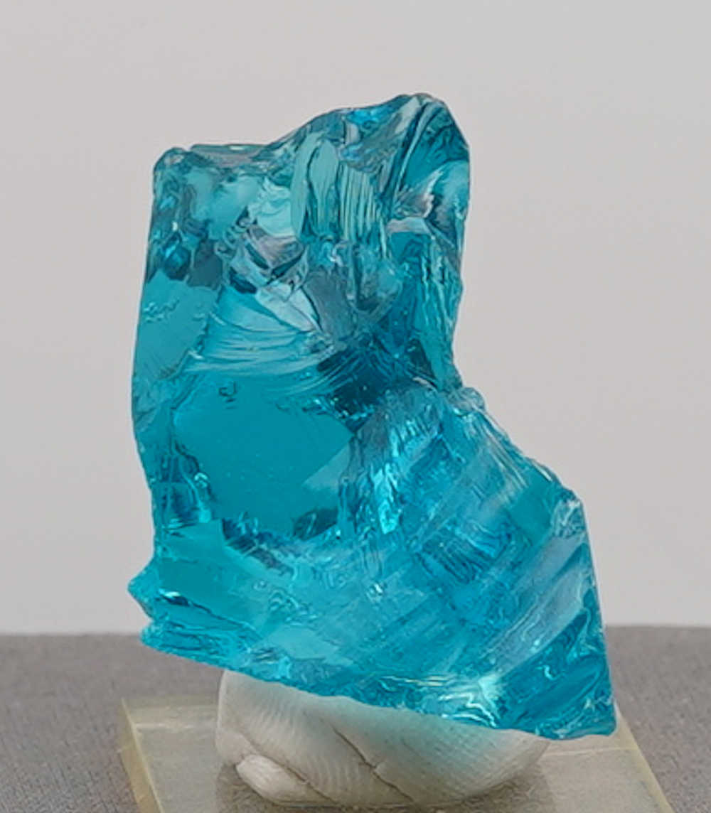 Rare Gem Electric Blue with bubbles Monatomic Andara Crystal 53.1 g. - Image 8