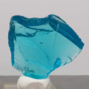 Rare Gem Electric Blue with bubbles Monatomic Andara Crystal 45.4 g.