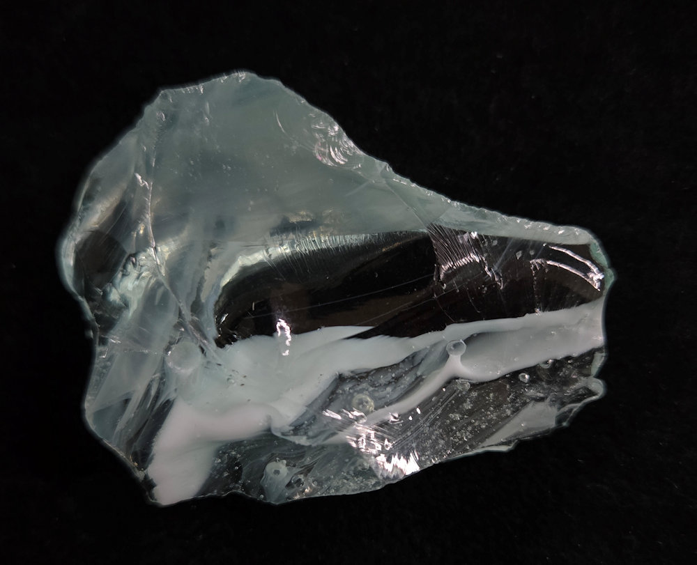 *Clearance Sale 30% Off!* Rare Gem Bicolor Angel Aura Bleu Topaz/Pastel Ice Monatomic Andara Crystal 31.9 g. - Image 2