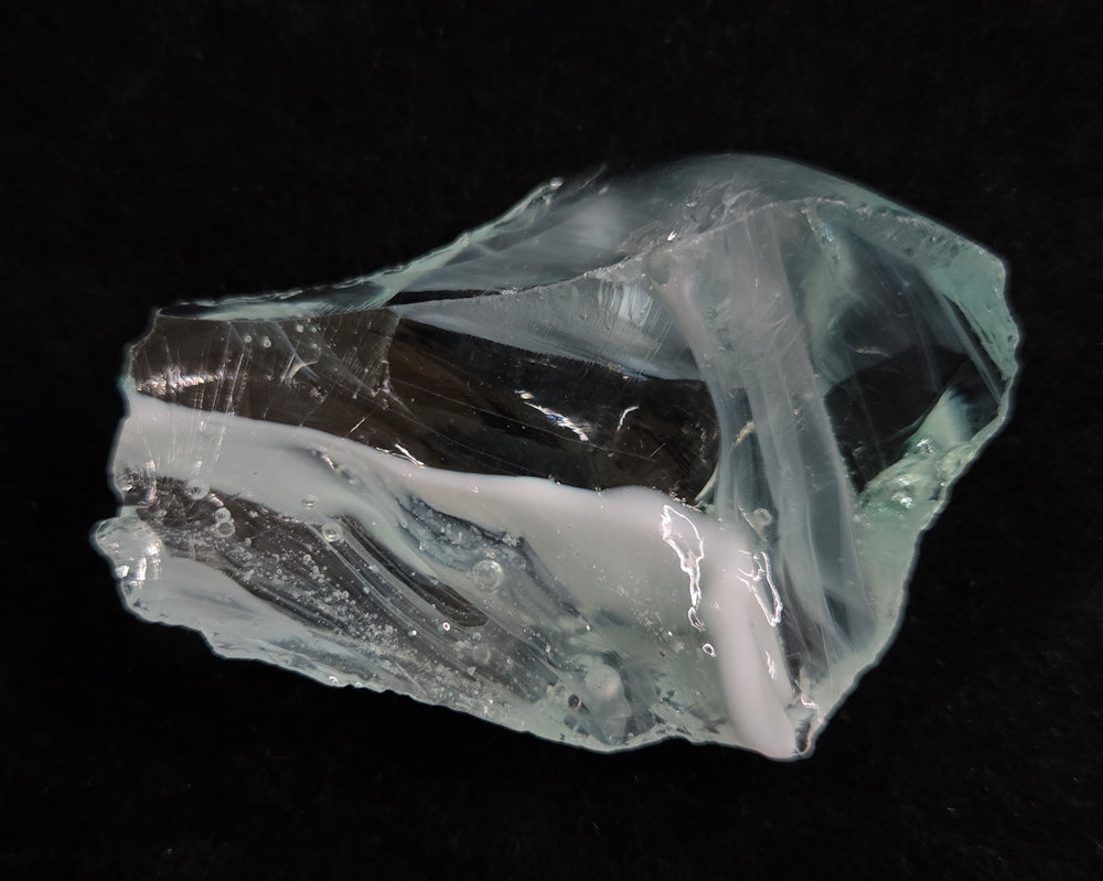 *Clearance Sale 30% Off!* Rare Gem Bicolor Angel Aura Bleu Topaz/Pastel Ice Monatomic Andara Crystal 31.9 g. - Image 3