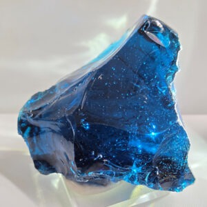 Rare Gem Elestial Starlight Sapphire "Heart" with bubbles Monatomic Andara Crystal 174.6 g.