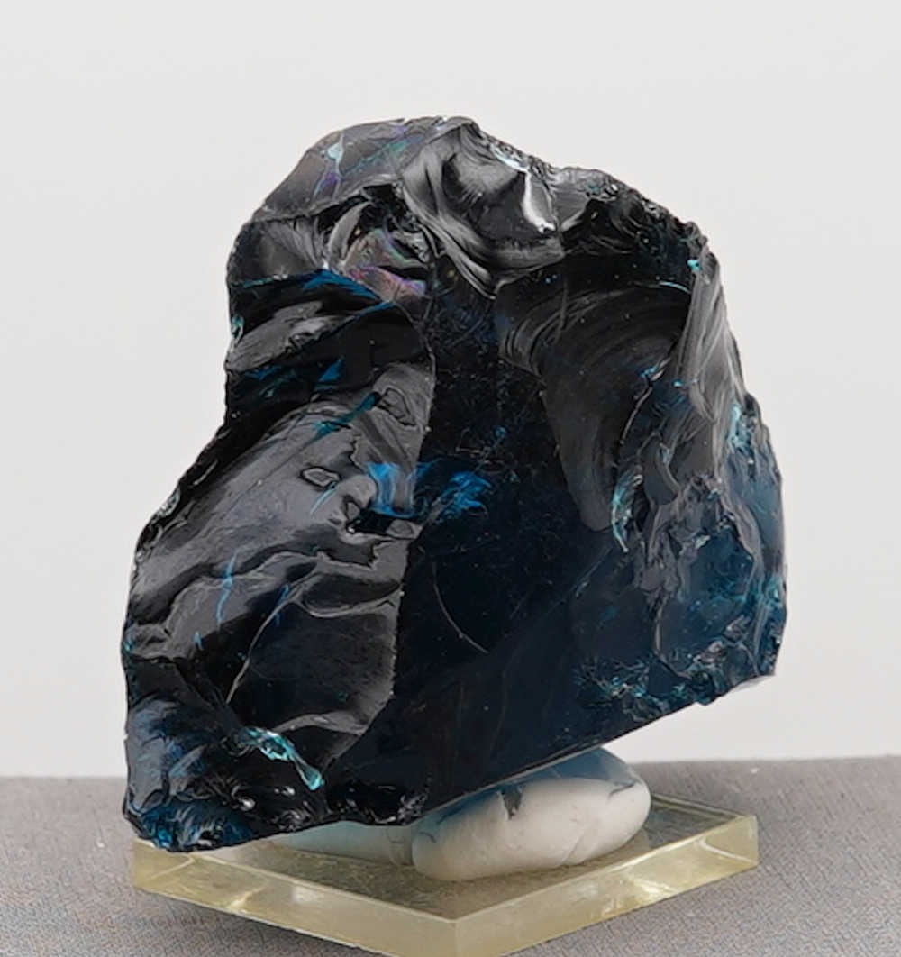 Rare Gem Elestial Starlight Sapphire "Heart" with bubbles Monatomic Andara Crystal 174.6 g. - Image 13