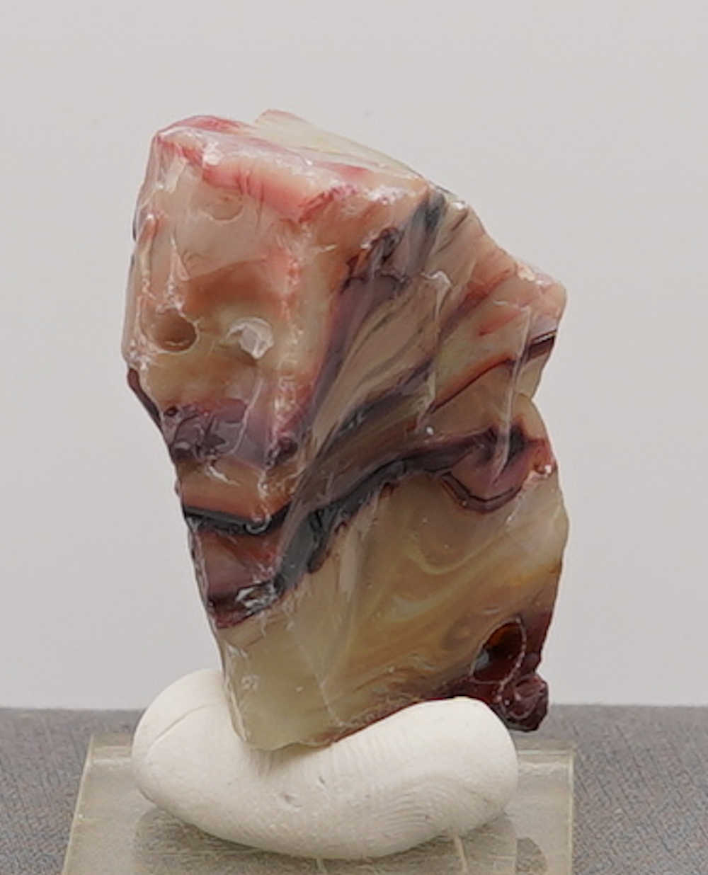*Extremely Rare* Multi Gem Angel Aura Celestial Gold/HGW Pink/Sunrise/Dragon's Blood/Sapphire/Emerald/Pastel/Iridium Black Monatomic Andara Crystal 68.9 g. - Image 5