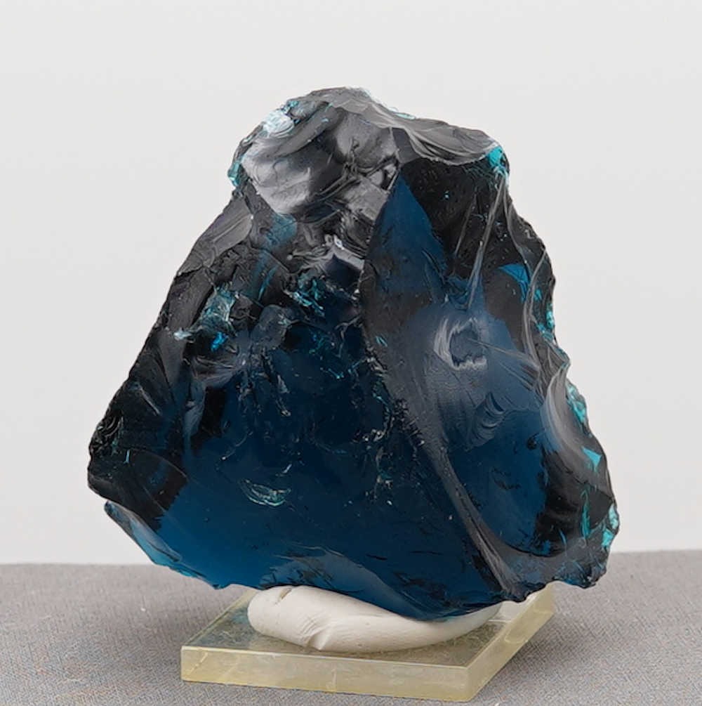 Rare Gem Elestial Starlight Sapphire "Heart" with bubbles Monatomic Andara Crystal 174.6 g. - Image 7