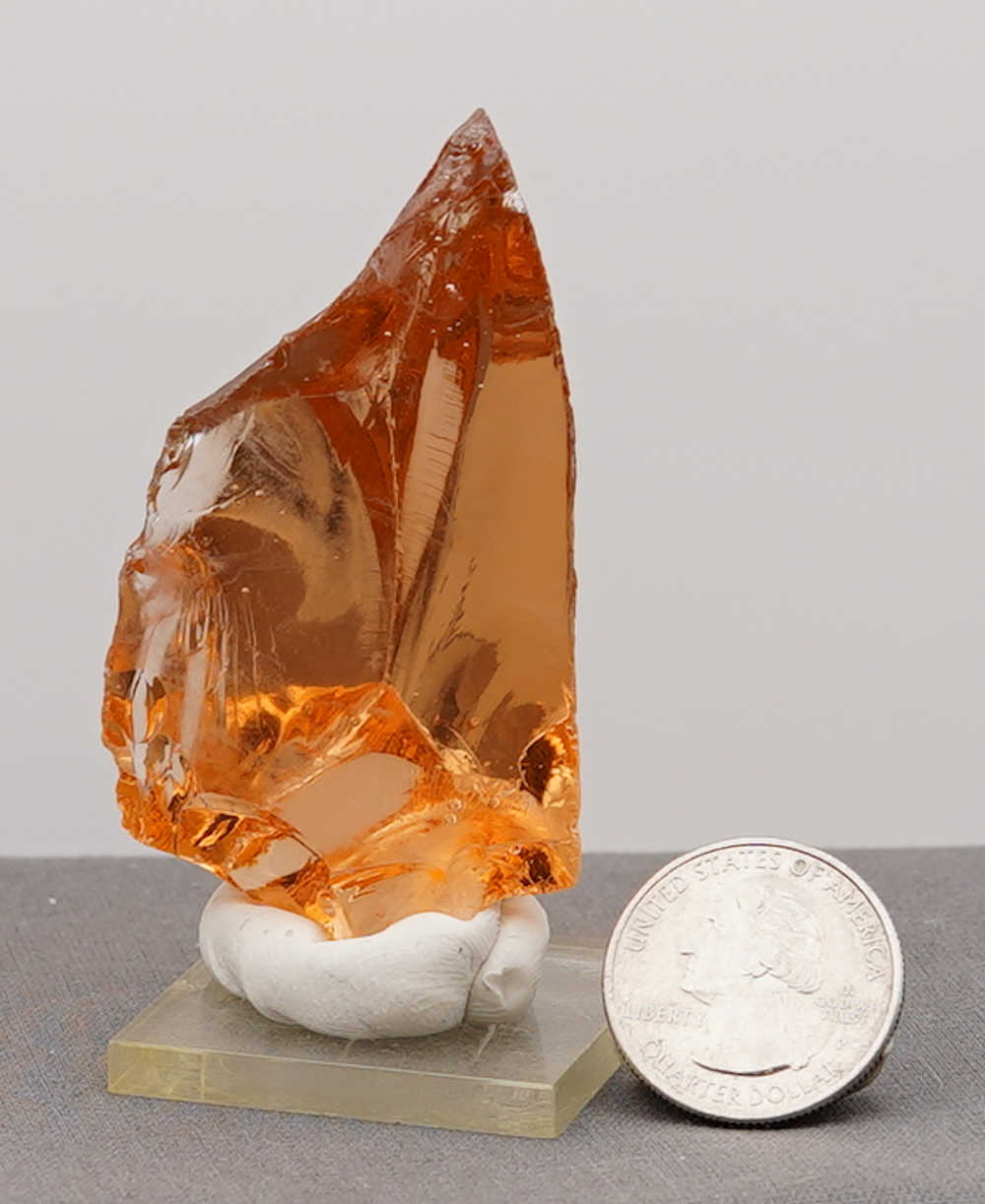 Gem Lemurian Etherium Gold with bubbles Monatomic Andara Crystal 62.7 g. - Image 10