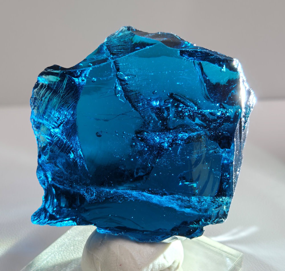 Rare Gem Elestial Starlight Sapphire with bubbles Monatomic Andara Crystal 49.0 g. - Image 2