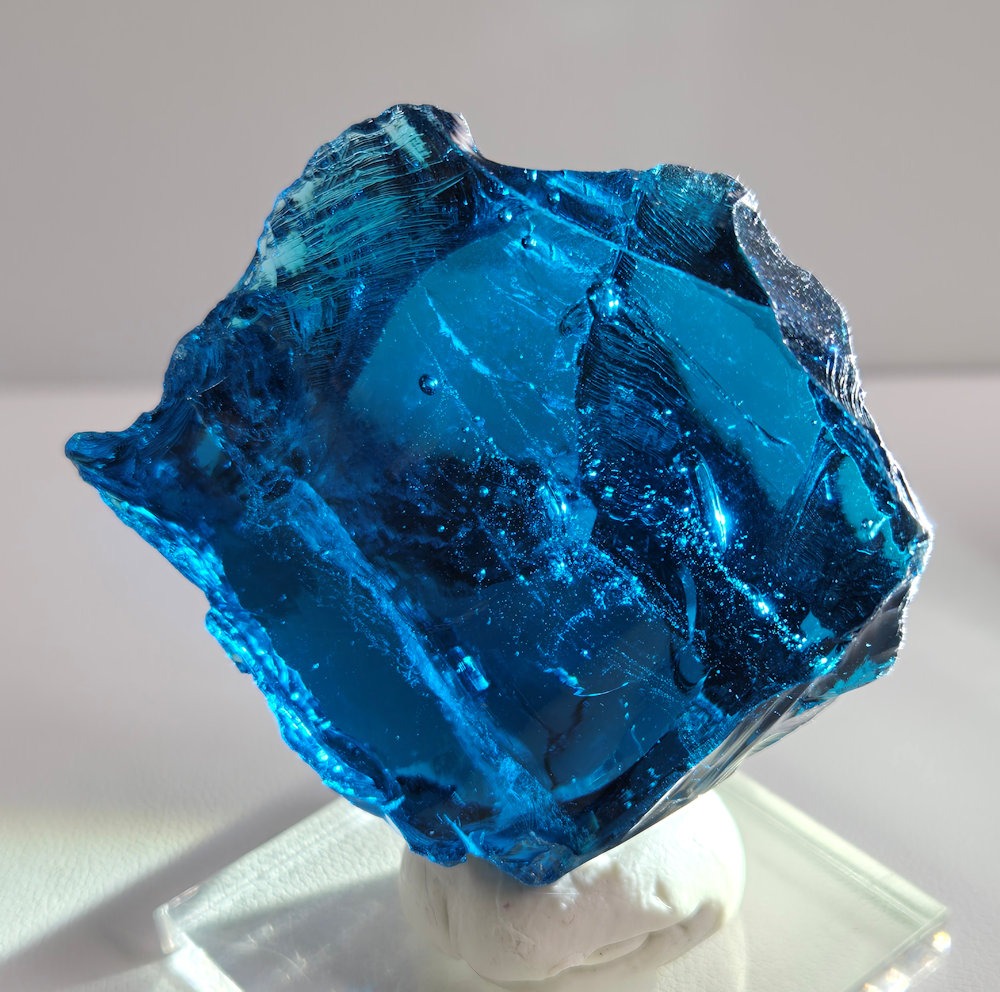 Rare Gem Elestial Starlight Sapphire with bubbles Monatomic Andara Crystal 49.0 g. - Image 3