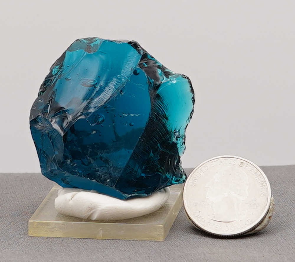 Rare Gem Elestial Starlight Sapphire with bubbles Monatomic Andara Crystal 49.0 g. - Image 12