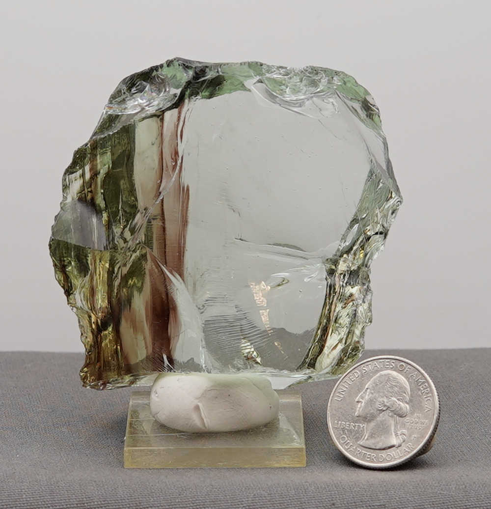 *Limited Time Special 20% Off!* *Extremely Rare* Gem Multi Celestial Gold/Earth Shaman/Celestial Gold Green "Heart" Monatomic Andara Crystal 175.0 g. - Image 10
