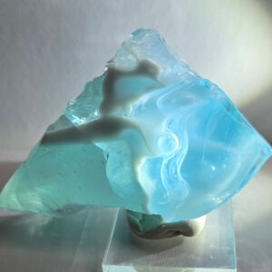 *Clearance Sale 30% Off!* Rare Gem Bicolor Angel Aura Bleu Topaz Monatomic Andara Crystal 144.0 g.