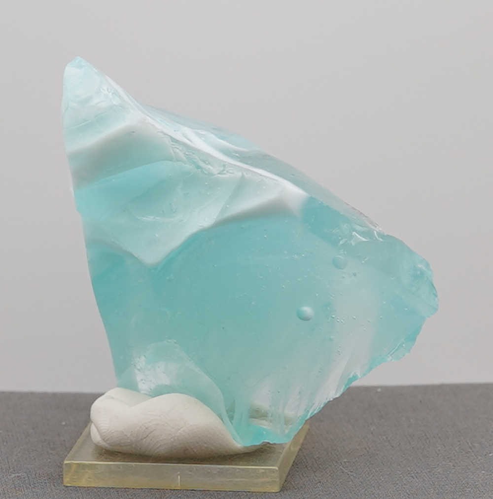 *Clearance Sale 30% Off!* Rare Gem Bicolor Angel Aura Bleu Topaz Monatomic Andara Crystal 144.0 g. - Image 12
