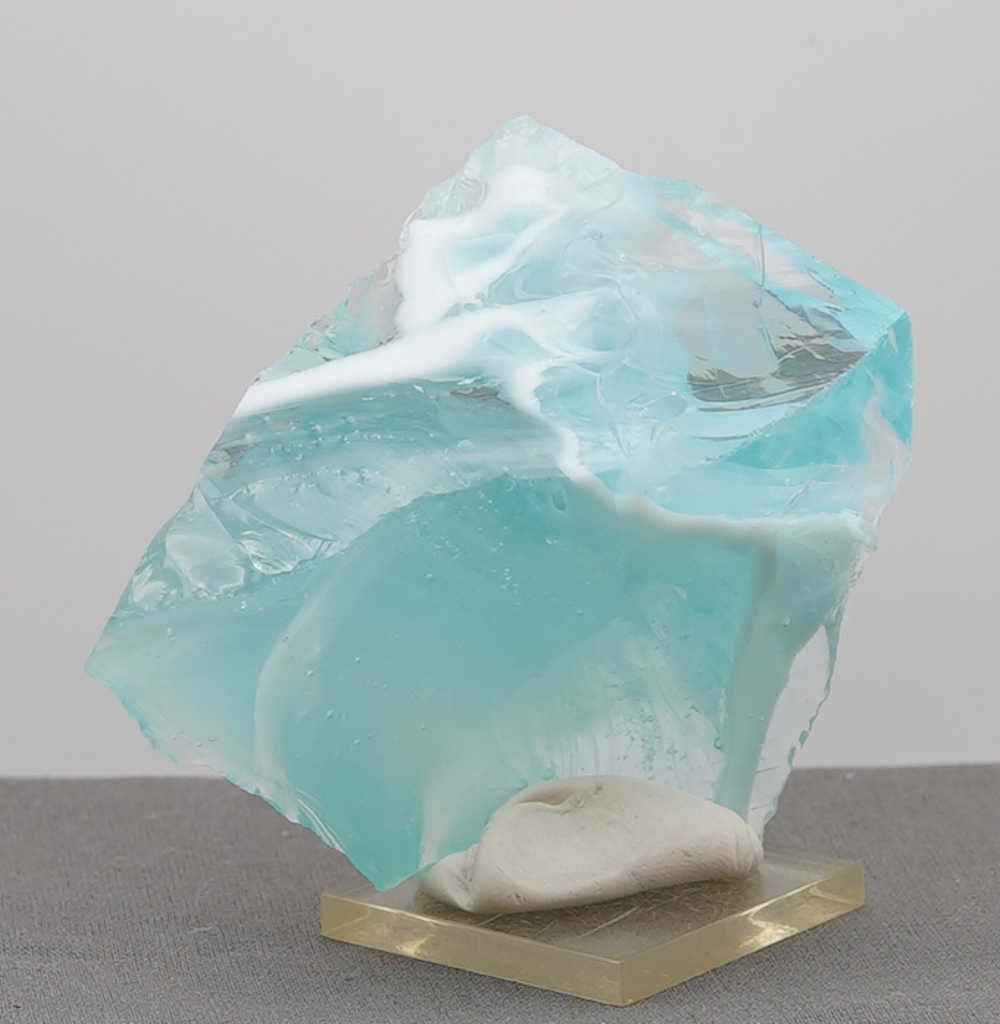 *Clearance Sale 30% Off!* Rare Gem Bicolor Angel Aura Bleu Topaz Monatomic Andara Crystal 144.0 g. - Image 13