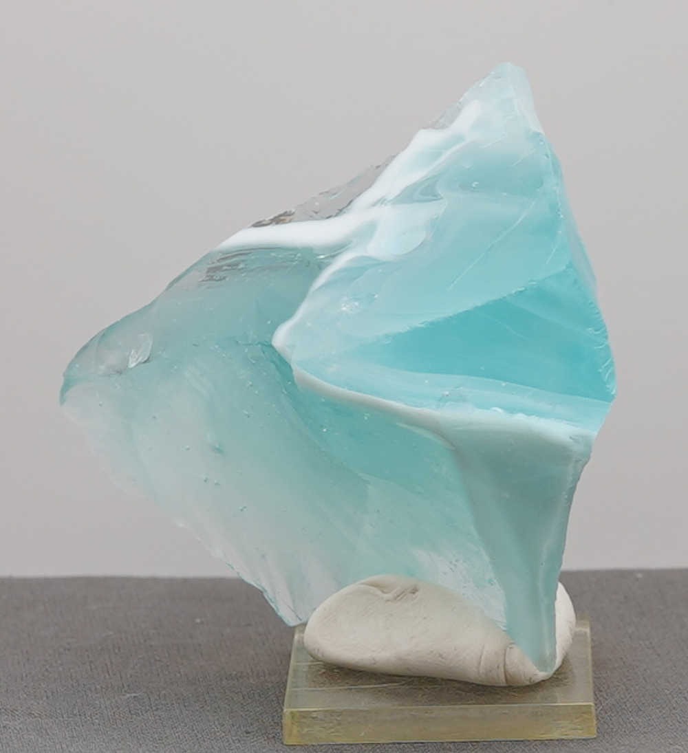 *Clearance Sale 30% Off!* Rare Gem Bicolor Angel Aura Bleu Topaz Monatomic Andara Crystal 144.0 g. - Image 14