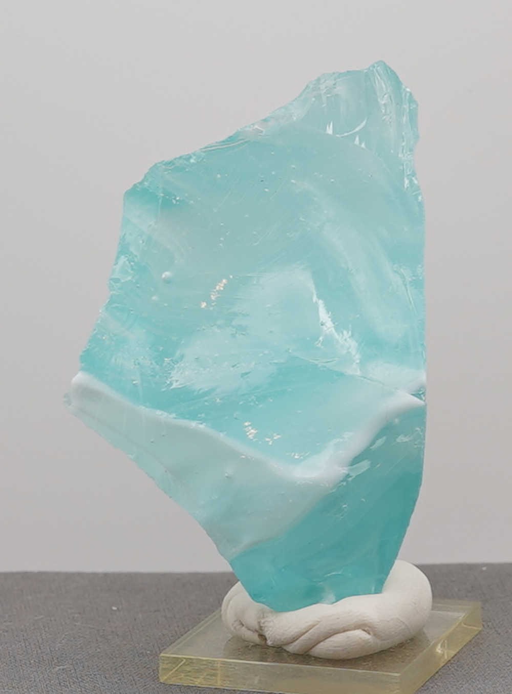 *Clearance Sale 30% Off!* Rare Gem Bicolor Angel Aura Bleu Topaz Monatomic Andara Crystal 144.0 g. - Image 6