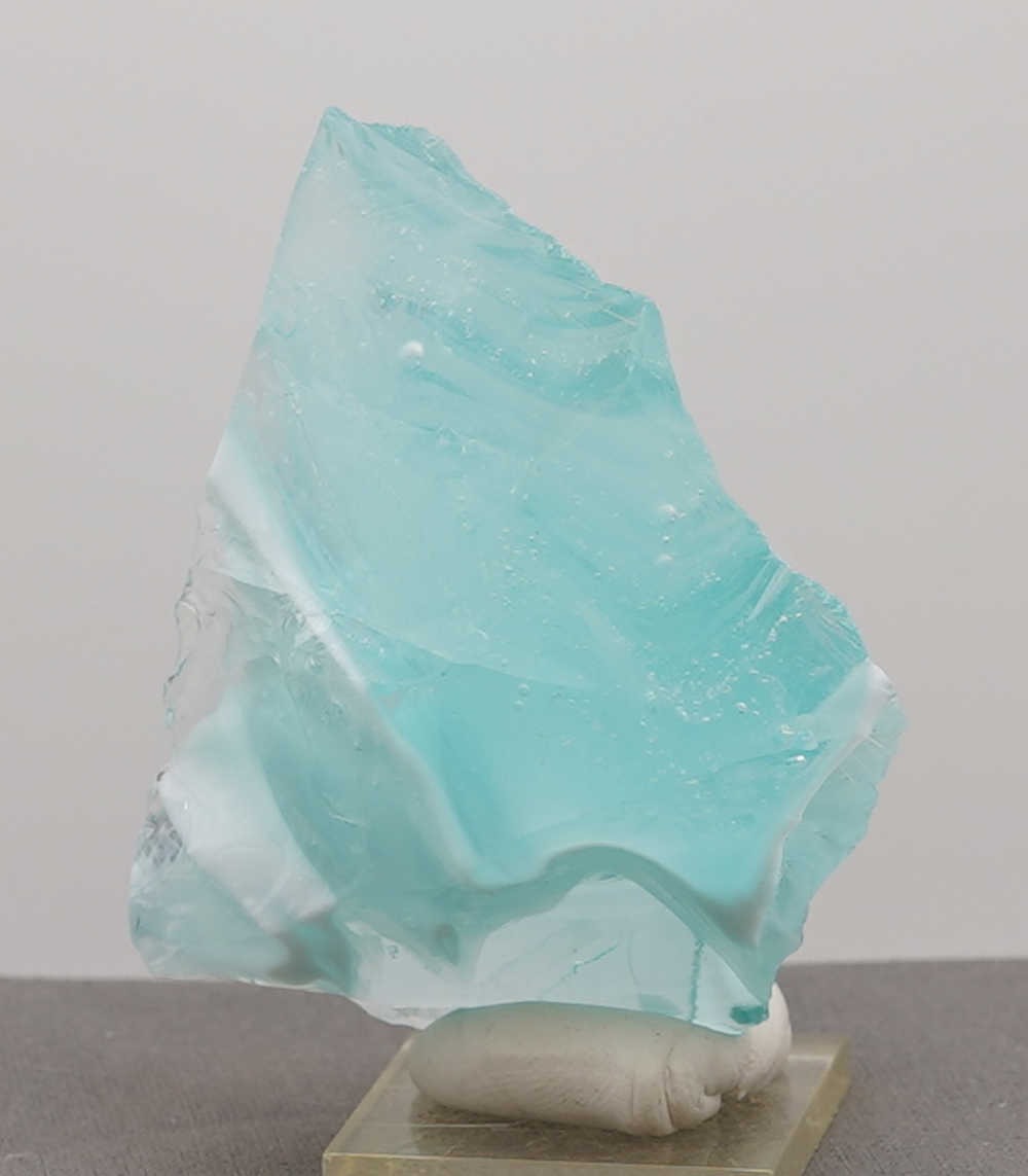*Clearance Sale 30% Off!* Rare Gem Bicolor Angel Aura Bleu Topaz Monatomic Andara Crystal 144.0 g. - Image 7