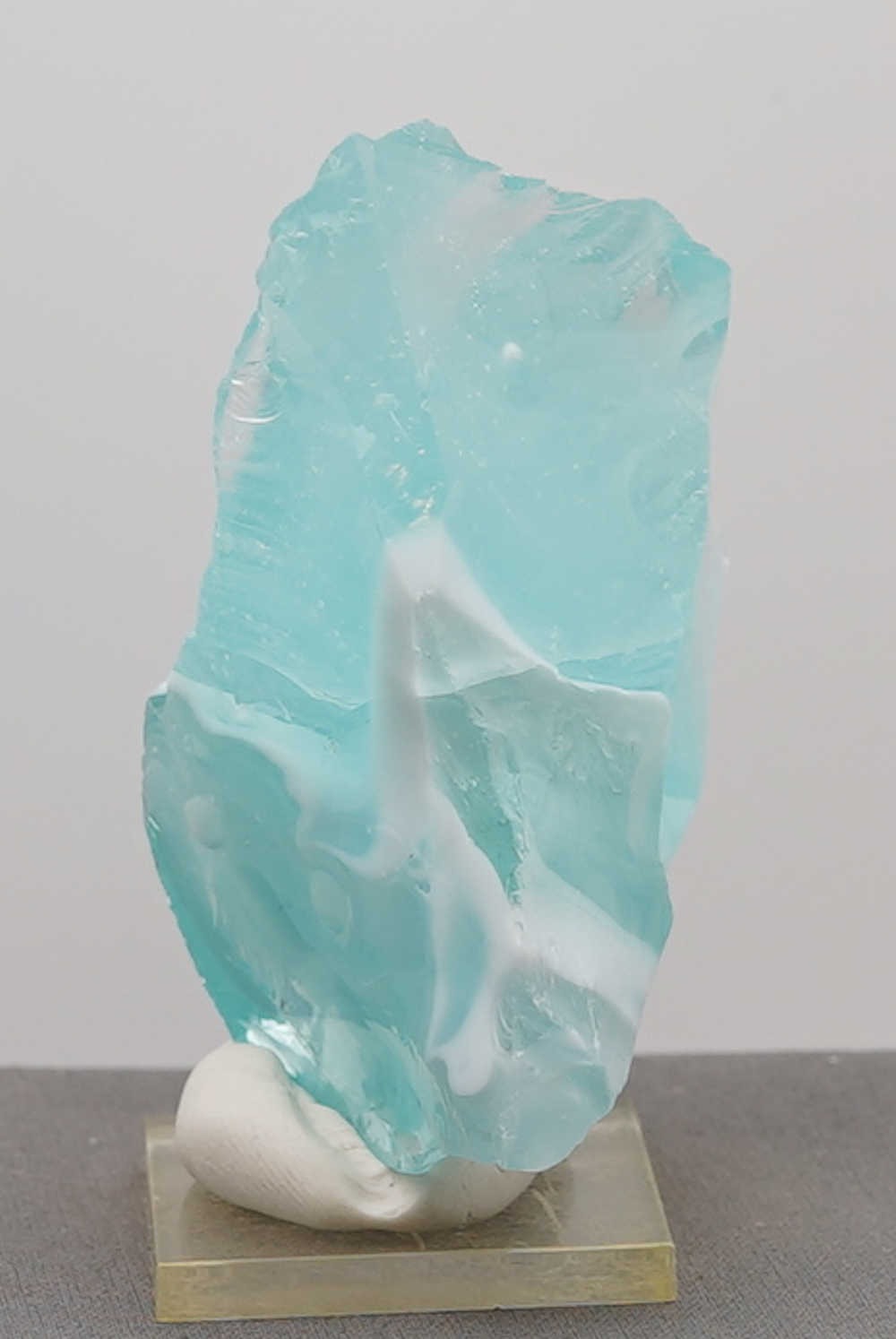 *Clearance Sale 30% Off!* Rare Gem Bicolor Angel Aura Bleu Topaz Monatomic Andara Crystal 144.0 g. - Image 9