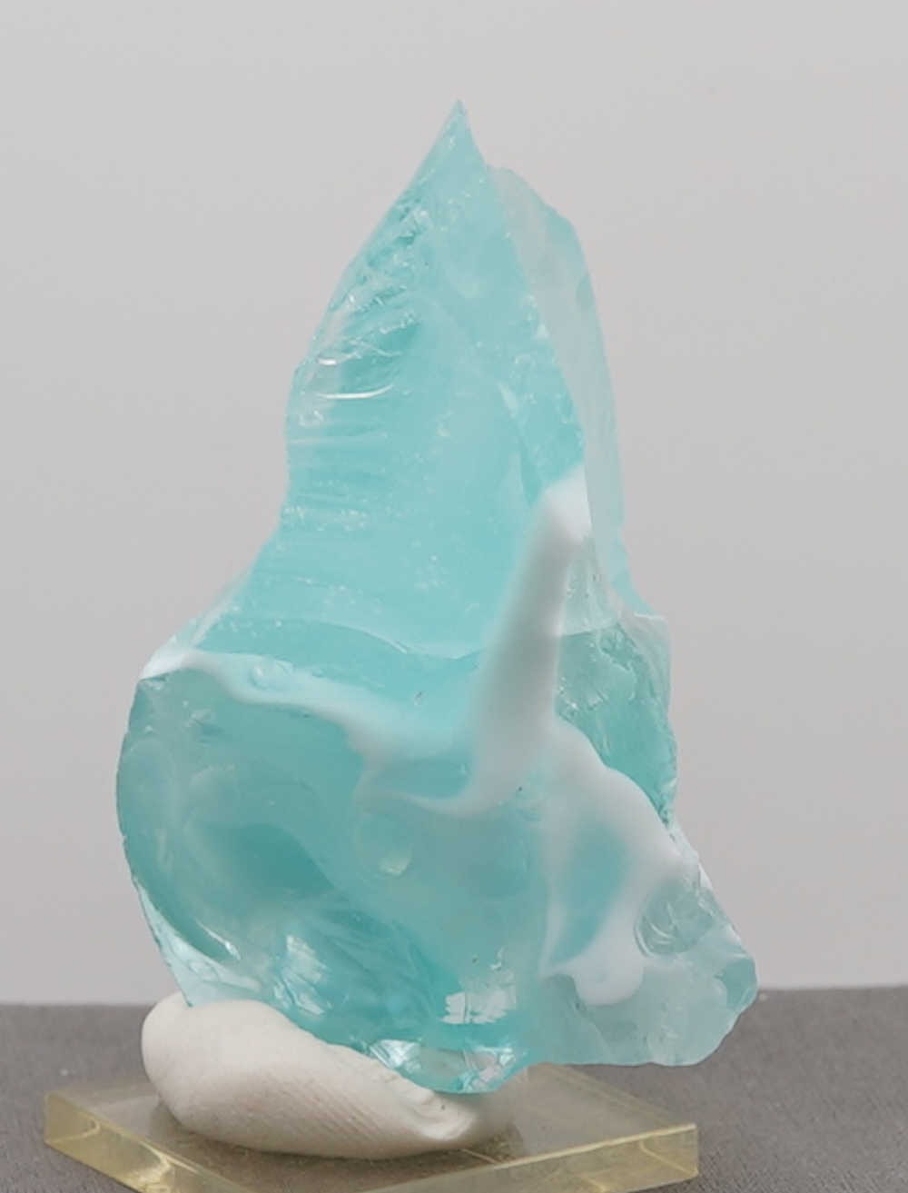 *Clearance Sale 30% Off!* Rare Gem Bicolor Angel Aura Bleu Topaz Monatomic Andara Crystal 144.0 g. - Image 10