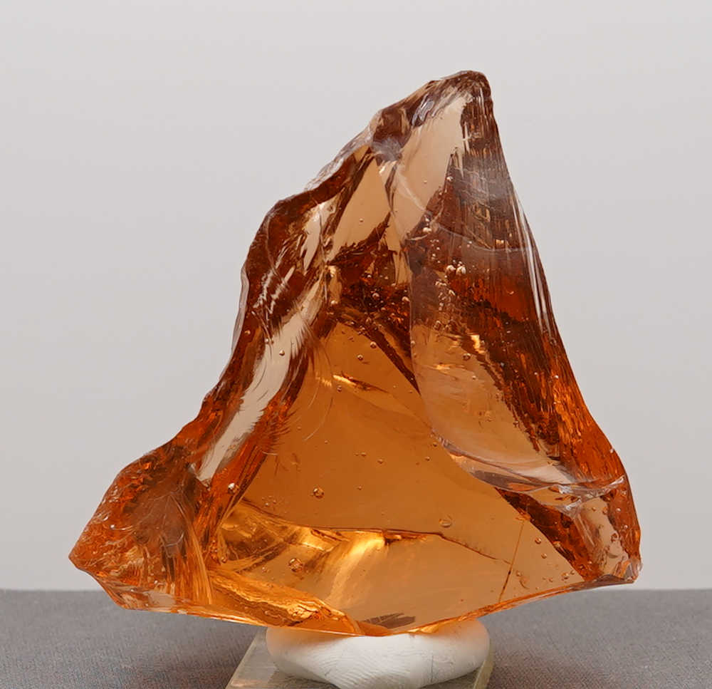 Gem Lemurian Etherium Gold "Heart" Monatomic Andara Crystal 258.1 g.