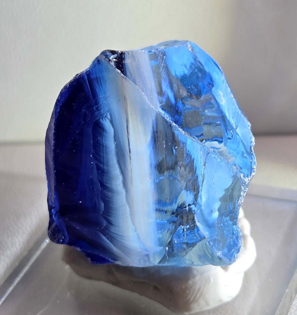 *Extremely Rare* Gem Banded Angel Aura Lady Nellie/Angel Aura Ice/Sapphire/Tanzanite/Pastel Ice Monatomic Andara Crystal 22.7 g.