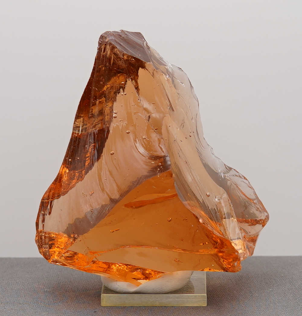 Gem Lemurian Etherium Gold "Heart" Monatomic Andara Crystal 258.1 g. - Image 4