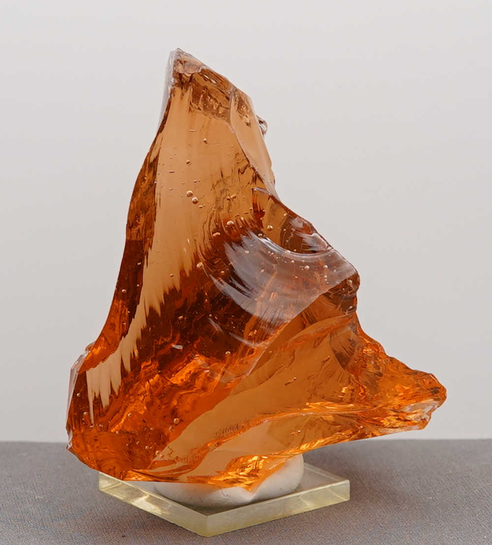 Gem Lemurian Etherium Gold "Heart" Monatomic Andara Crystal 258.1 g. - Image 5