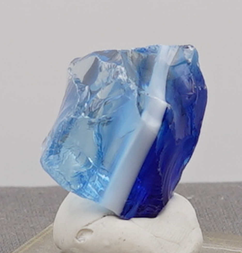 *Extremely Rare* Gem Banded Angel Aura Lady Nellie/Angel Aura Ice/Sapphire/Tanzanite/Pastel Ice Monatomic Andara Crystal 22.7 g. - Image 6