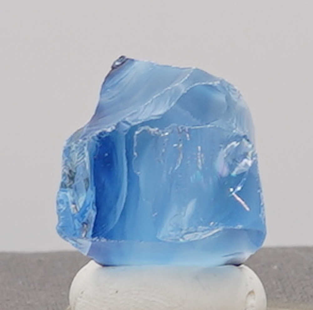 *Extremely Rare* Gem Banded Angel Aura Lady Nellie/Angel Aura Ice/Sapphire/Tanzanite/Pastel Ice Monatomic Andara Crystal 22.7 g. - Image 7