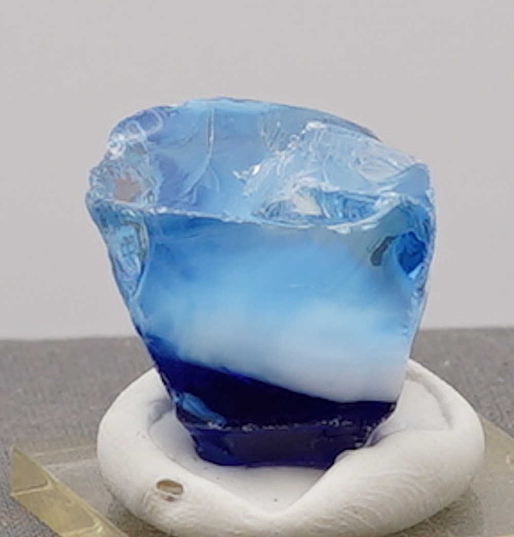 *Extremely Rare* Gem Banded Angel Aura Lady Nellie/Angel Aura Ice/Sapphire/Tanzanite/Pastel Ice Monatomic Andara Crystal 22.7 g. - Image 8