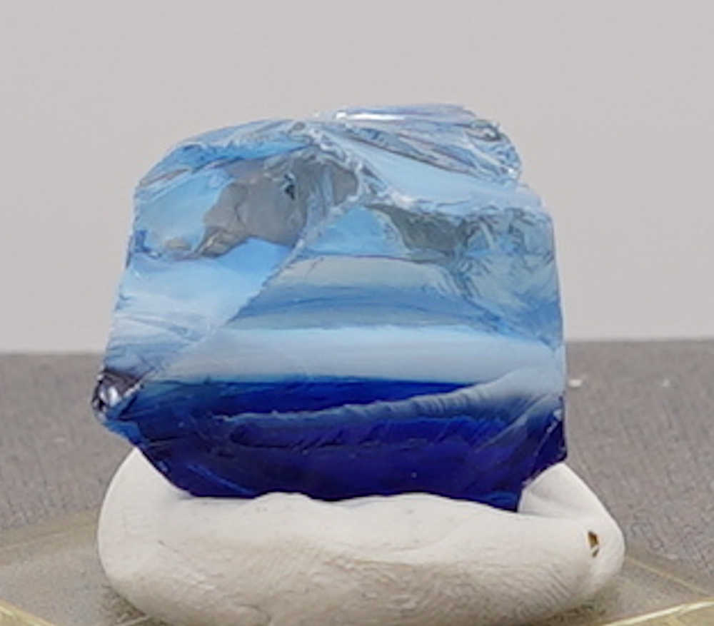 *Extremely Rare* Gem Banded Angel Aura Lady Nellie/Angel Aura Ice/Sapphire/Tanzanite/Pastel Ice Monatomic Andara Crystal 22.7 g. - Image 9