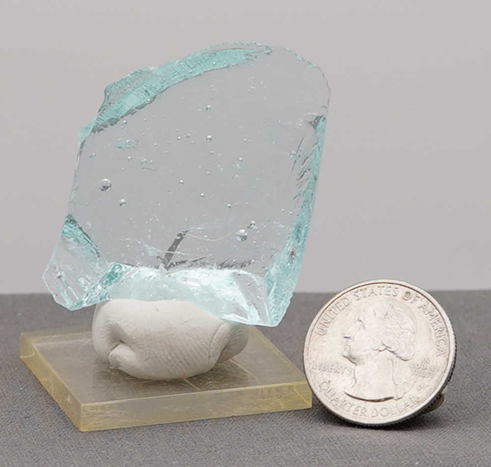Rare Gem Aqua Serenity Sea Foam Monatomic Andara Crystal 26.4 g. - Image 8
