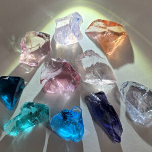 Rare Gem 10 Piece Pendant Set Monatomic Andara Crystal 61.9 g.
