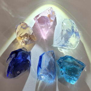 Rare Gem 6 Piece "Balance and Harmony" Set Monatomic Andara Crystal 82.1 g.