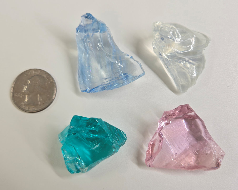 Rare Gem 4 Piece "Cultivate" Set Monatomic Andara Crystal 66.1 g. - Image 3