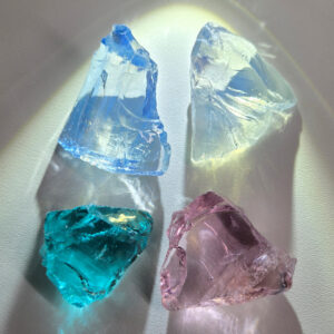 Rare Gem 4 Piece "Cultivate" Set Monatomic Andara Crystal 66.1 g.