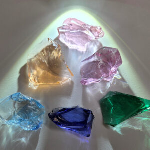 Rare Gem 6 Piece "Balance and Harmony" Set Monatomic Andara Crystal 58.2 g.