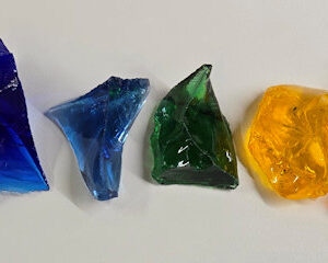 Gem 9 Piece Chakra Set Monatomic Andara Crystal 93.3 g.