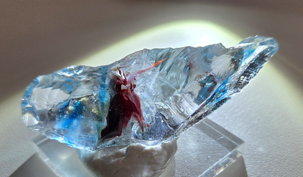 Rare Gem 3 Piece "Sacred Triad" Set Monatomic Andara Crystal 49.5 g. - Image 5