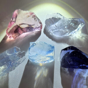 Rare Gem 5 Piece "Star" Set Monatomic Andara Crystal 43.2 g.