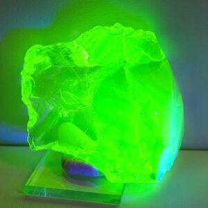 Rare Gem Angel Aura Radium/Pastel Ice "Heart" Monatomic Andara Crystal 115.0 g.