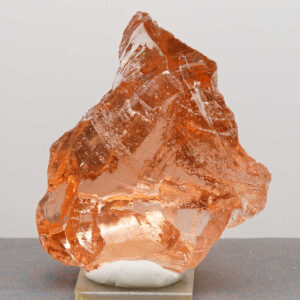 *One of a Kind* Gem Padparadscha Sea Foam "Heart" Monatomic Andara Crystal 184.5 g.
