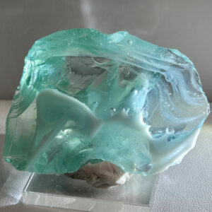 *Clearance Sale 30% Off!* Rare Gem Bicolor Angel Aura Bleu Topaz/Pastel Ice Monatomic Andara Crystal 49.7 g.