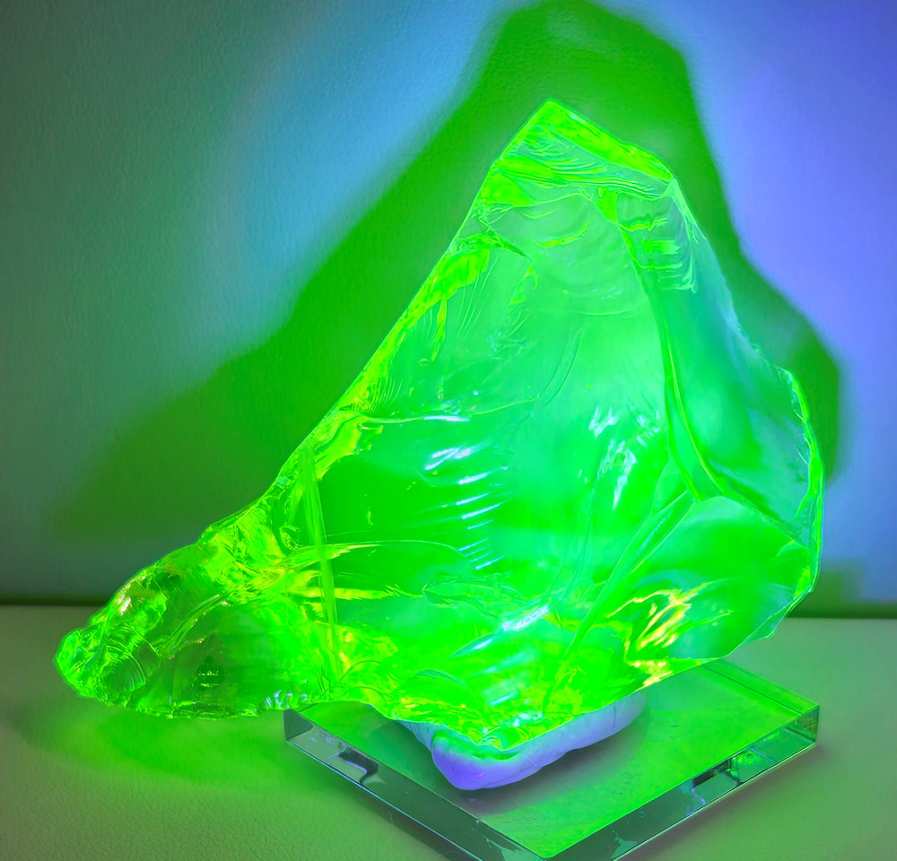 Rare Gem Angel Aura Radium Monatomic Andara Crystal 102.1 g.