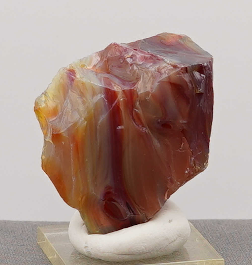 *Extremely Rare* Multi Gem Angel Aura Celestial Gold/Sunrise/Dragon's Blood/Sapphire/Pastel/Iridium Black Monatomic Andara Crystal 57.3 g. - Image 12