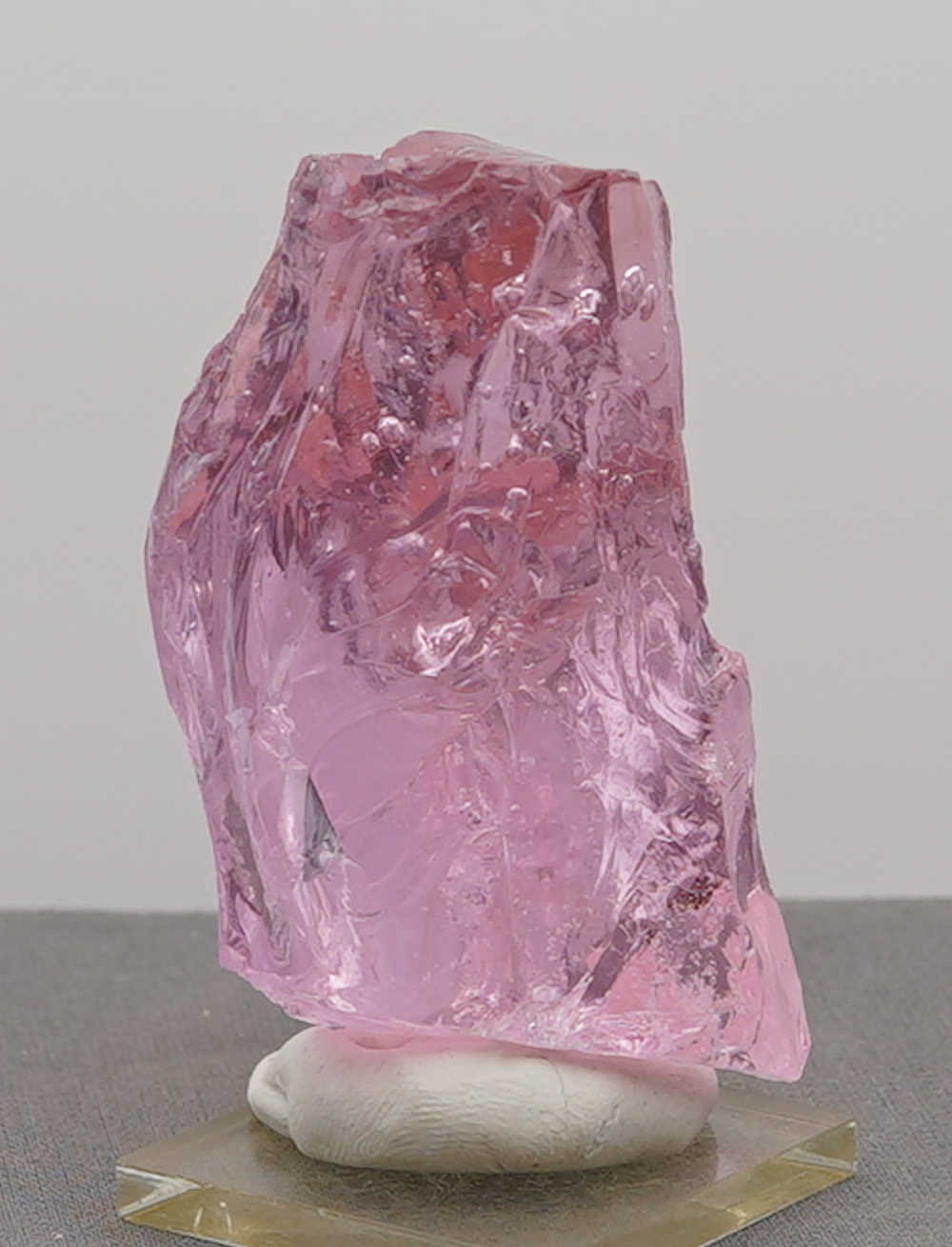 *Extremely Rare* Gem Rose de France with Sea Foam "Heart" Monatomic Andara Crystal 142.5 g. - Image 12