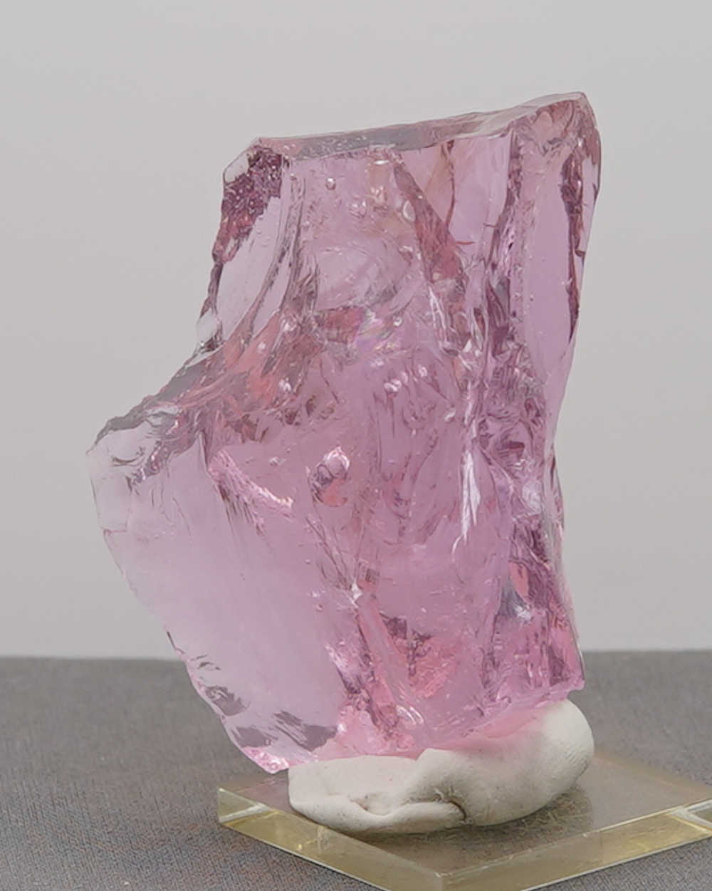 *Extremely Rare* Gem Rose de France with Sea Foam "Heart" Monatomic Andara Crystal 142.5 g. - Image 13