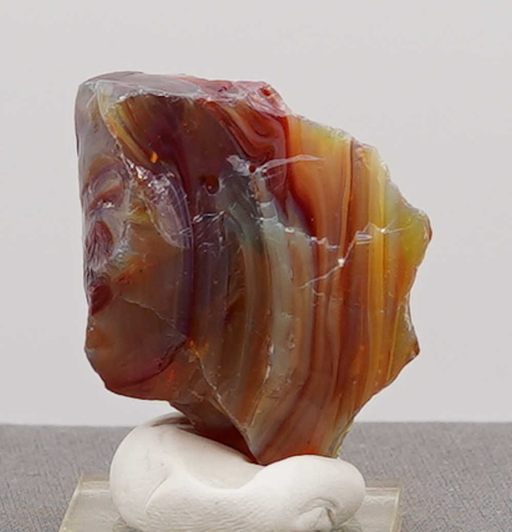 *Extremely Rare* Multi Gem Angel Aura Celestial Gold/Sunrise/Dragon's Blood/Sapphire/Pastel/Iridium Black Monatomic Andara Crystal 57.3 g. - Image 14