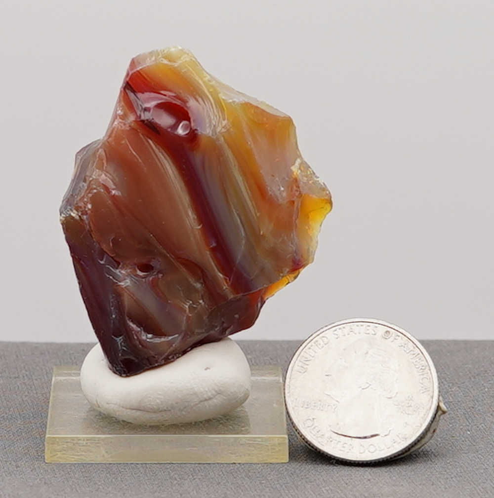 *Extremely Rare* Multi Gem Angel Aura Celestial Gold/Sunrise/Dragon's Blood/Sapphire/Pastel/Iridium Black Monatomic Andara Crystal 57.3 g. - Image 15