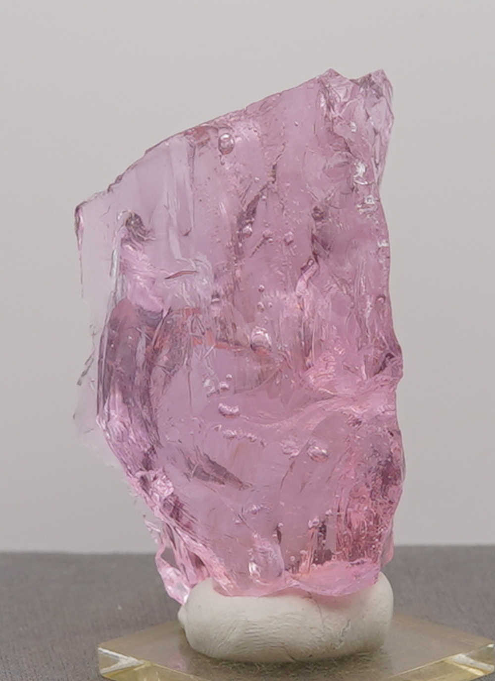 *Extremely Rare* Gem Rose de France with Sea Foam "Heart" Monatomic Andara Crystal 142.5 g. - Image 5