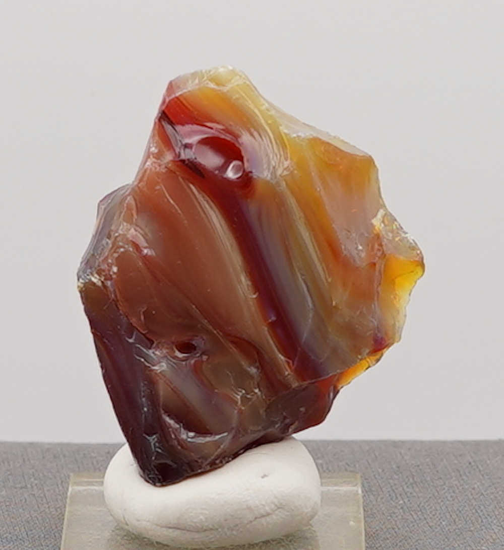 *Extremely Rare* Multi Gem Angel Aura Celestial Gold/Sunrise/Dragon's Blood/Sapphire/Pastel/Iridium Black Monatomic Andara Crystal 57.3 g. - Image 6